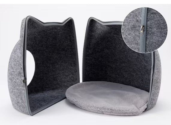 Cat Head Pet Bed