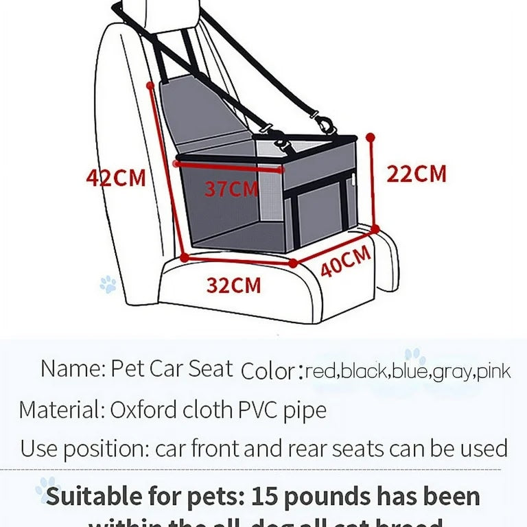 Dog Car Seat SmartPeas