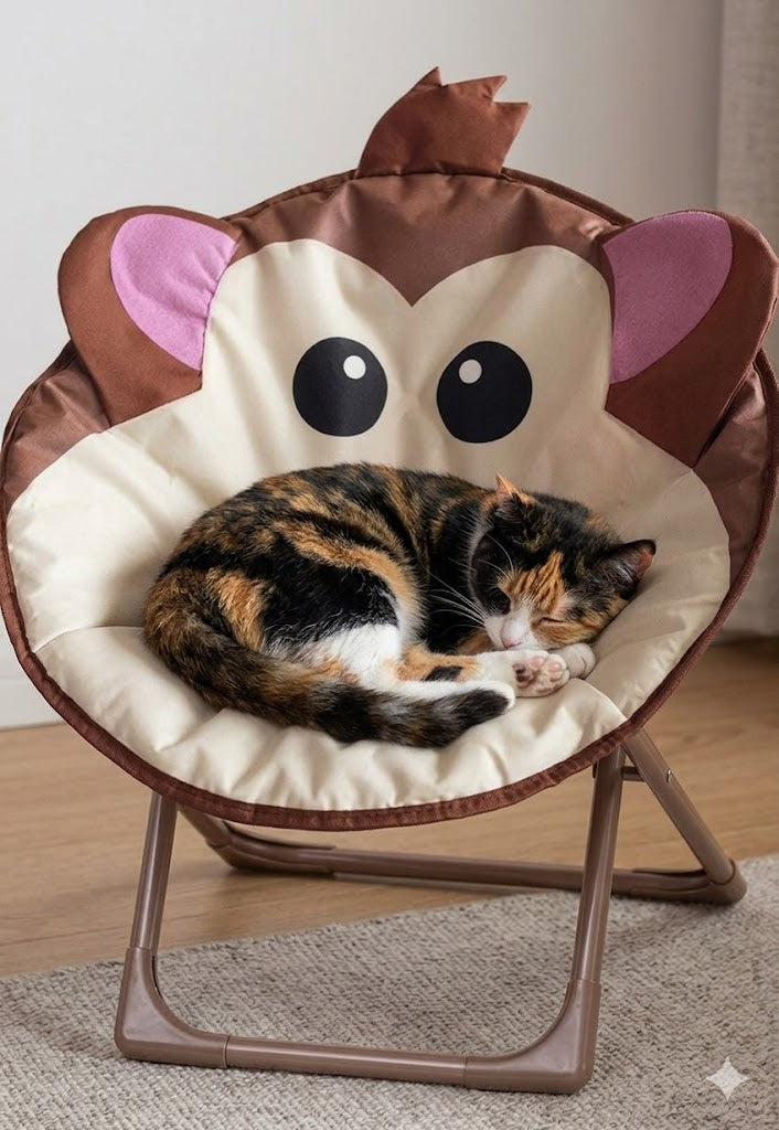Moon Chair Monkey-Themed