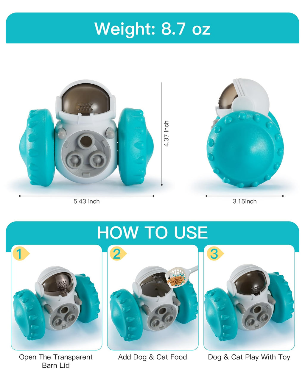 Robot Toy Treat Dispenser