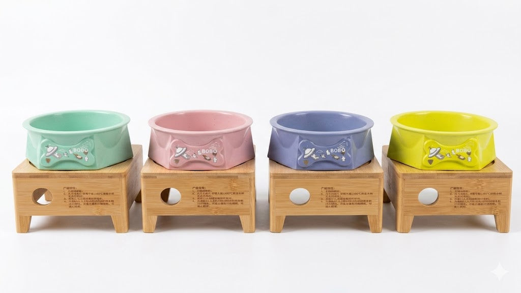 Ceramic pet bowls