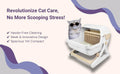 Semi-automatic litter box