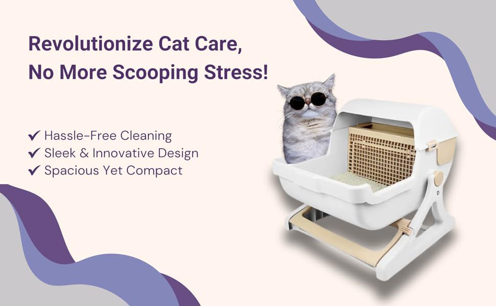 Semi-automatic litter box