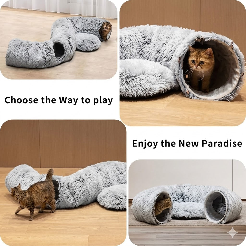 Cat Tunnel Bed