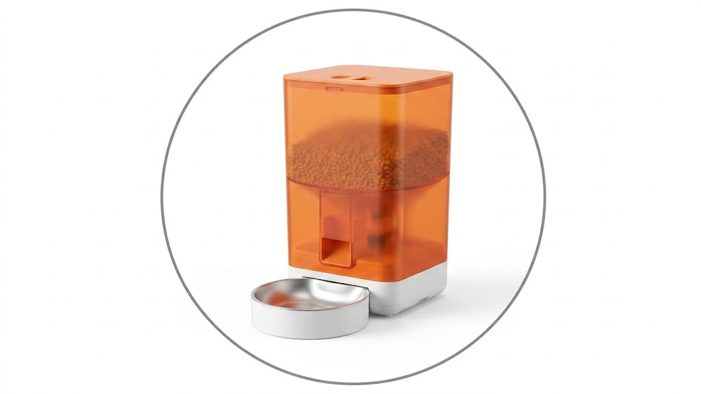 Solid stainless steel Petfeeder