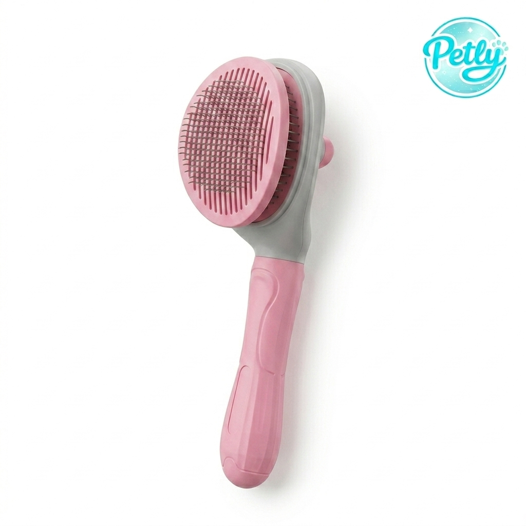 Self-Cleaning Pet slicker brush