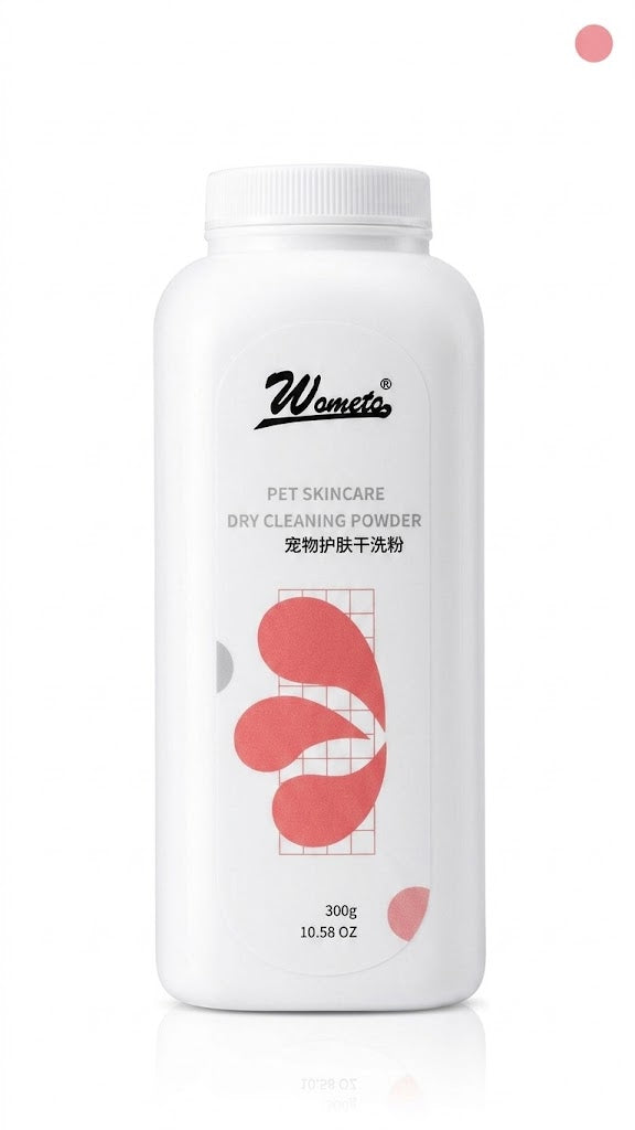 Wometo pet skincare dry cleaning powder
