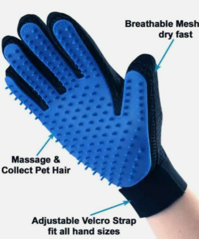 Grooming Glove with Strap