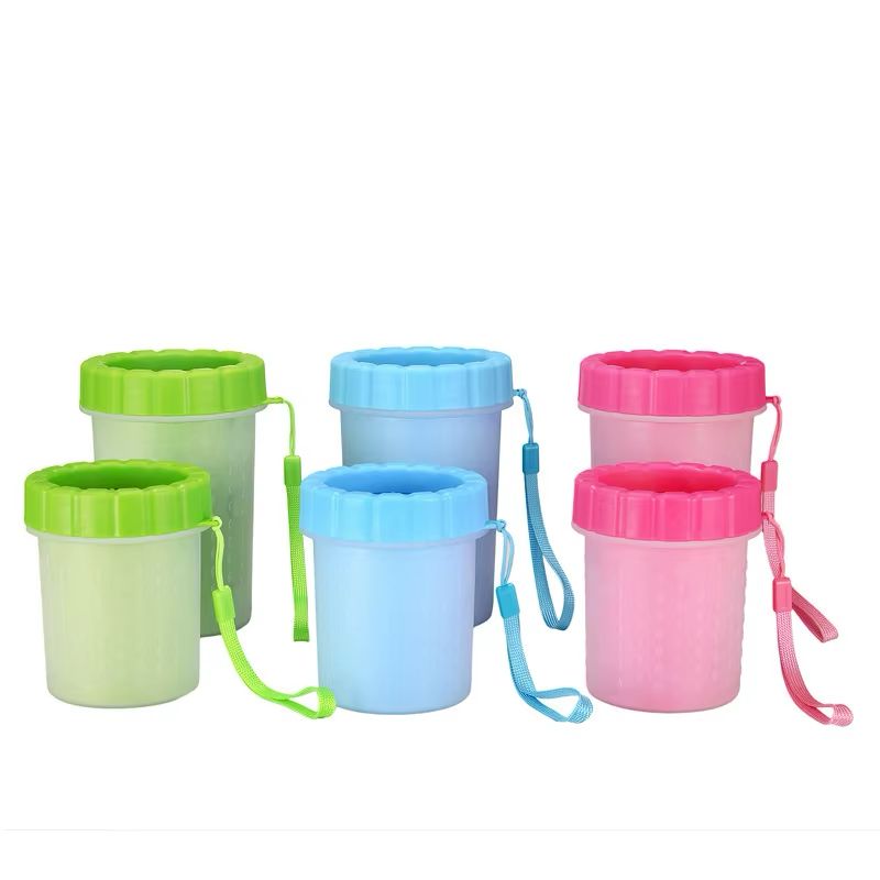 Pet paw cleaner cups