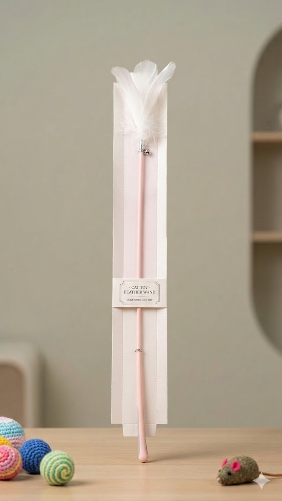 Bangcool interactive feather wand cat toy